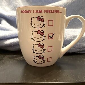 Today I Am Feeling….. Hello Kitty Mug. — Note: Local pickup ONLY San Antonio TX